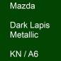 Preview: Mazda, Dark Lapis Metallic, KN / A6.